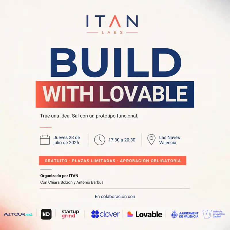 ITAN AI Build Lab #01 poster, Build with Lovable